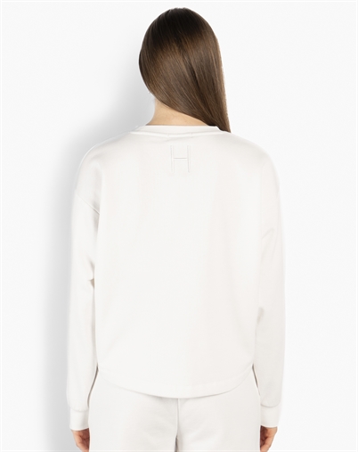 Hést - Gabriela Sweatshirt — White Alyssum